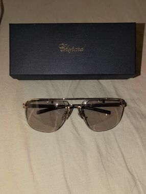 Chopard Men’s Gold Frame Sunglasses Schf23